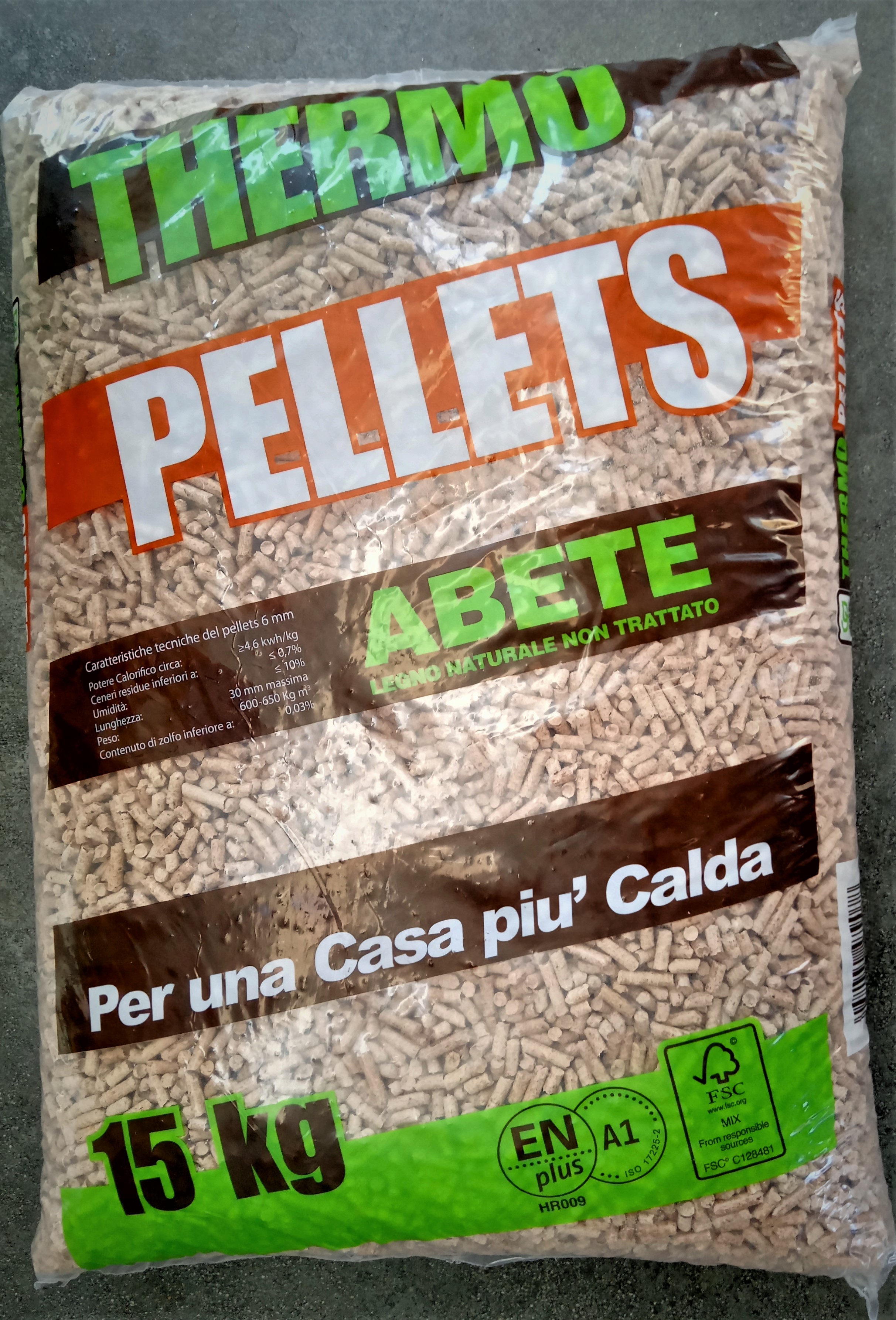 PELLETS 15KG EN PUS  