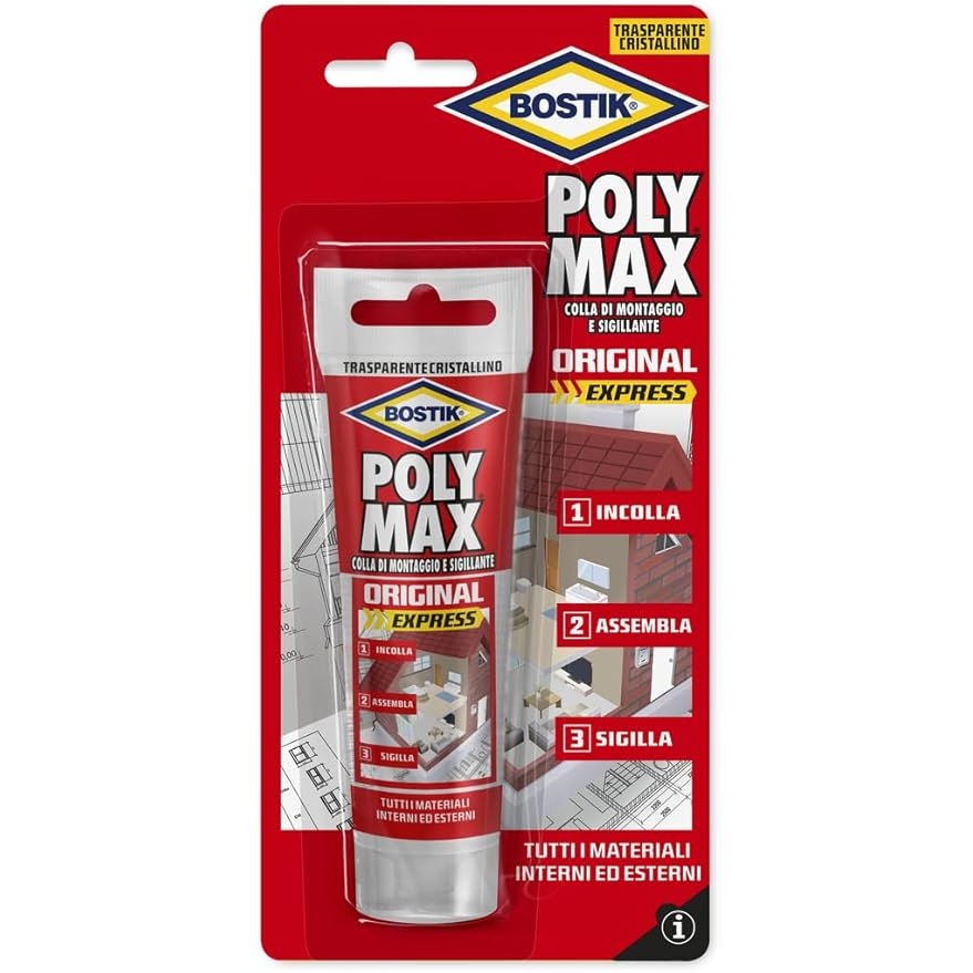 BOSTIK POLY MAX CRISTAL BLISTER 75GR 
