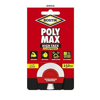 BOSTIK POLY MAX NASTRO BIADESIVO BIANCO