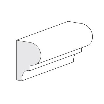 CORNICE GREZZA AYOUS 9024 40X26X2400MM
