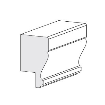 CAPPELLO GREZZO 70X43X2400MM 9035