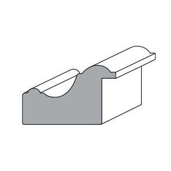PROFILO AYOUS GR 80162 55X35X2400MM 26X8