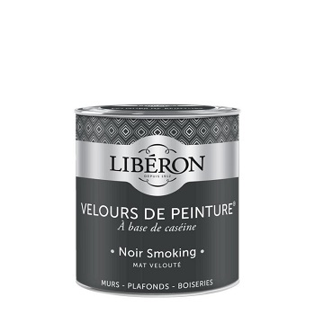 VELOURS DE PEINTURE NOIR SMOKING 500ML