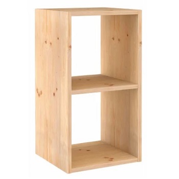LIBRERIA KUBIK 2 VANI PINO 36X30X70,5 CM