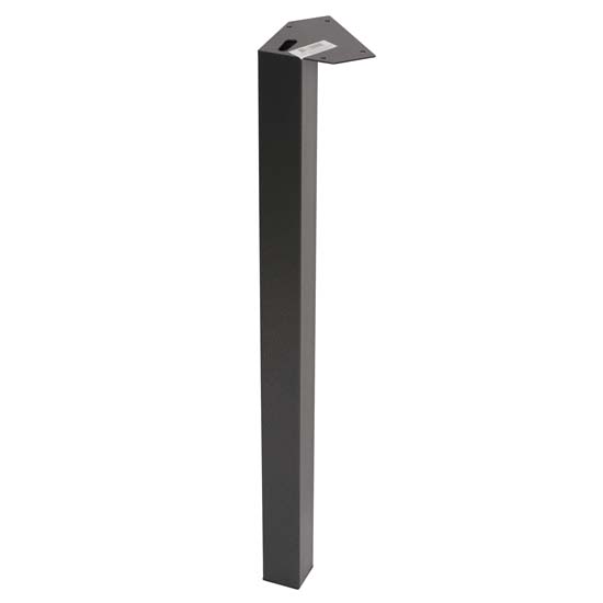 GAMBA SQUADRATA 50X50 H720MM NERO
