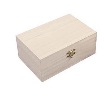 BAULETTO DI LEGNO 15X10X5,5 CM