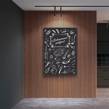 RIVESTIM. DECO MDF ROVERE SCURO 9,5X2670X180 MQ 2,40 5PZ