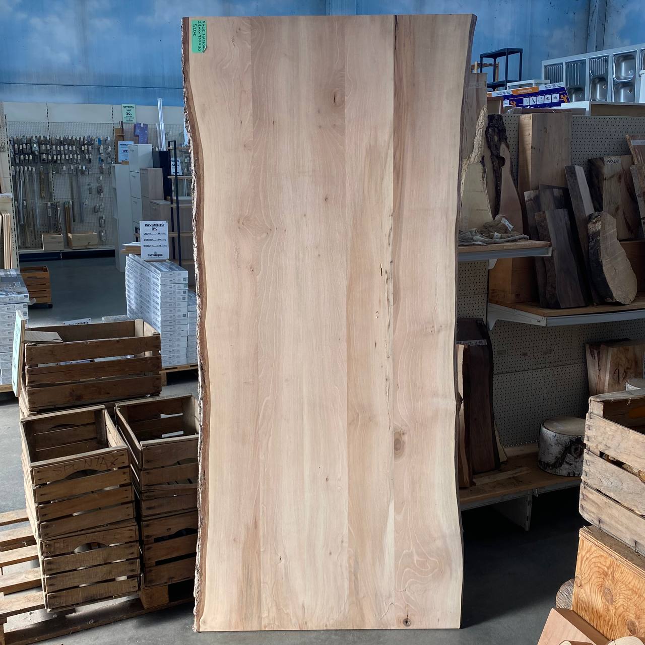 TAVOLA NOCE NAZ 2100X900X40MM