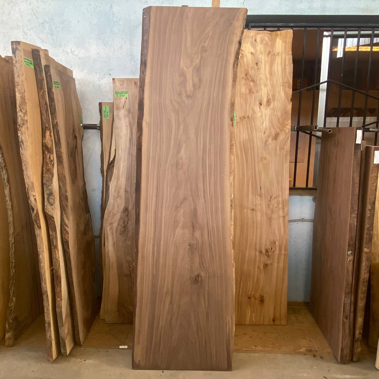 TAVOLA NOCE CANALETTO GREZZA 2290X690X45