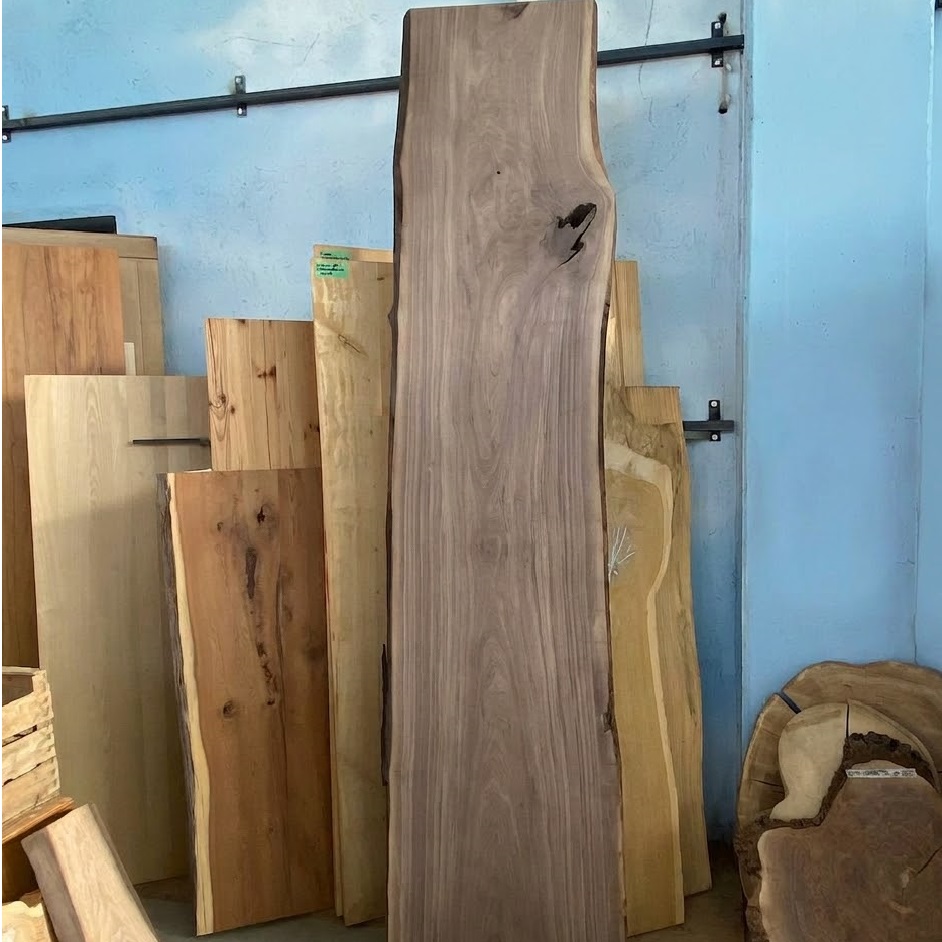 TAVOLA NOCE CANALETTO PIALLATA 2900X650X50 MM
