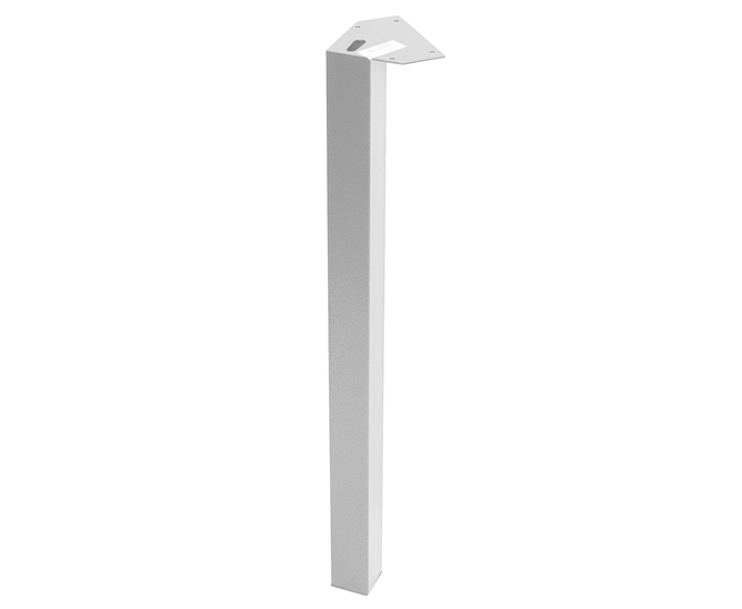 GAMBA SQUADRATA 50X50 H720MM BIANCO