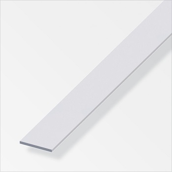 MT1 ALLUMINIO BIANCO PIATTO 20X2  