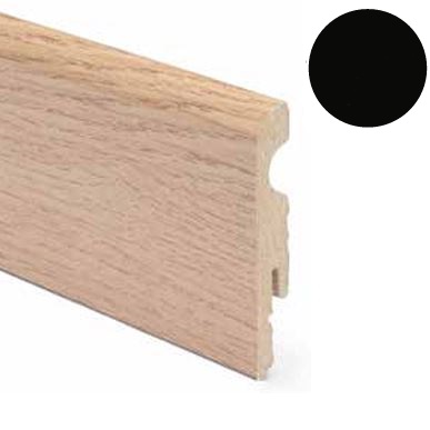 BATTISCOPA MDF NERO 10X65MM 2,4MT