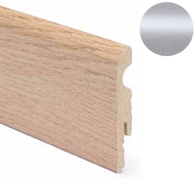 BATTISCOPA MDF ALLUMINIO 10X65MM 2,4MT