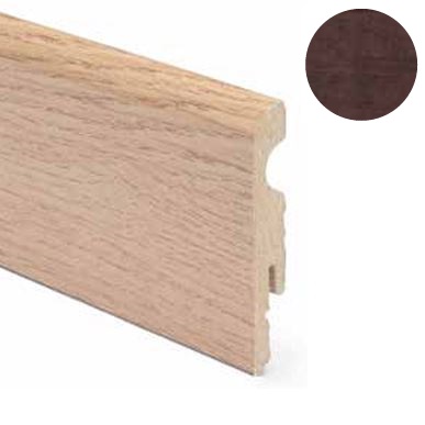 BATTISCOPA MDF NOCE SCURO 10X65MM 2,4MT