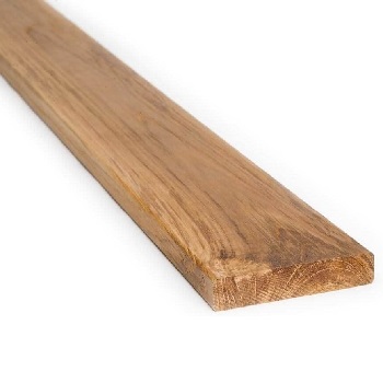 LISTELLO TEAK  20X120 2,10MT PIALLATO E SMUSSATO PER DECKING