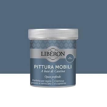 SMALTO CASEINA BLU ACCIAIO 500ML