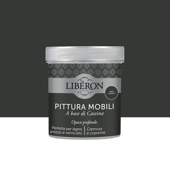 SMALTO CASEINA NERO QUARZO 500ML