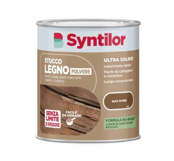 STUCCO LEGNO IN POLVERE  NOCE 500GR